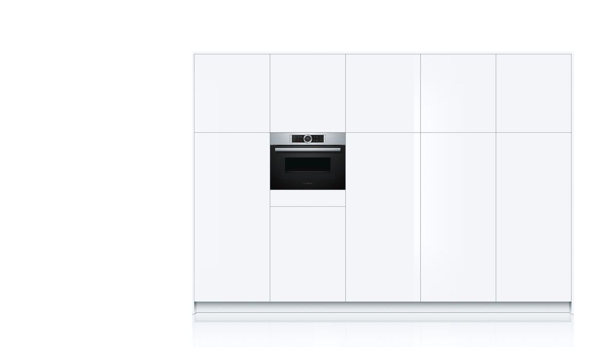 Series 8 Built-in compact oven with microwave function 60 x 45 cm Stainless steel CMG633BS1B CMG633BS1B-5