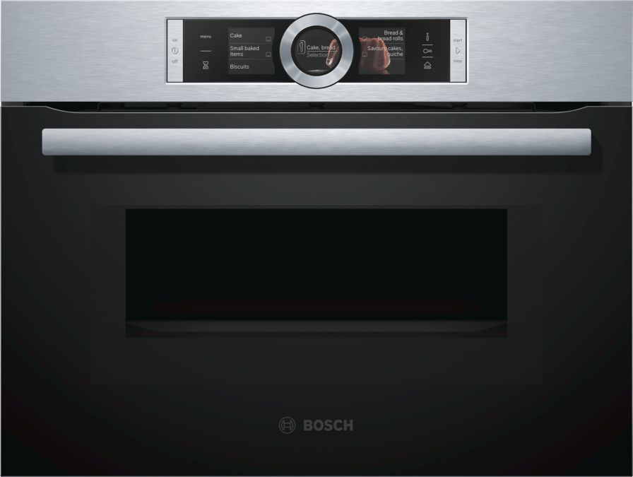 Serie | 8 Built-in compact oven with steam and microwave function  inox CNG6764S1 CNG6764S1-1