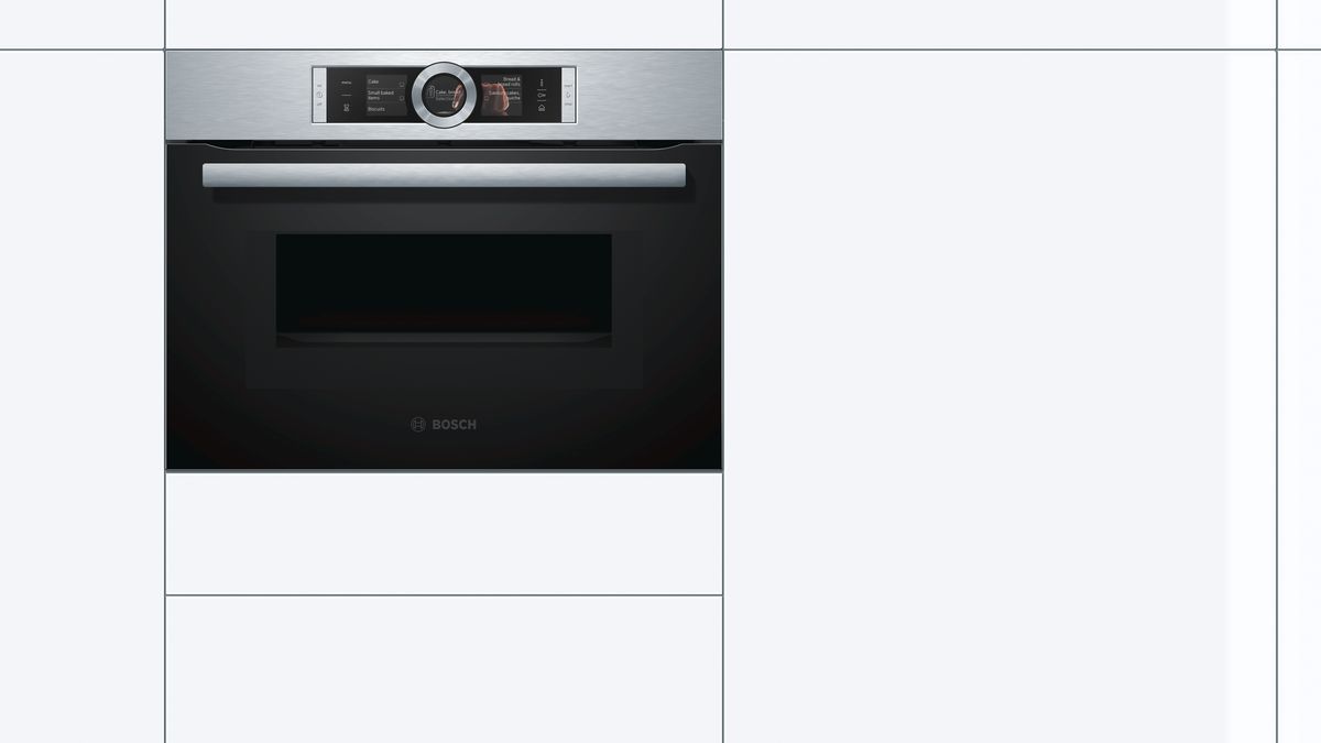Serie | 8 Built-in compact oven with steam and microwave function  inox CNG6764S1 CNG6764S1-3