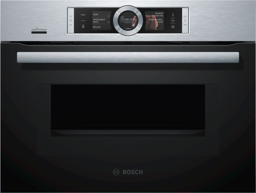 Serie | 8 Compact oven with microwave Stainless steel CNG6764S6B CNG6764S6B-1