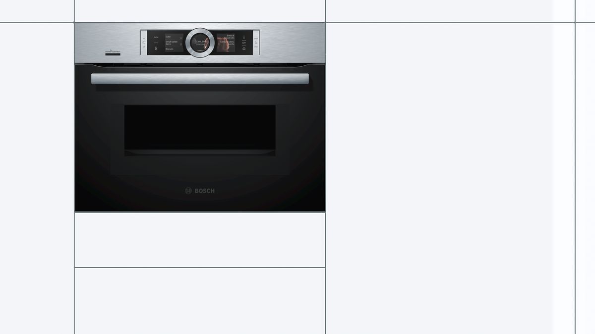 Serie | 8 Compact oven with microwave Stainless steel CNG6764S6B CNG6764S6B-6