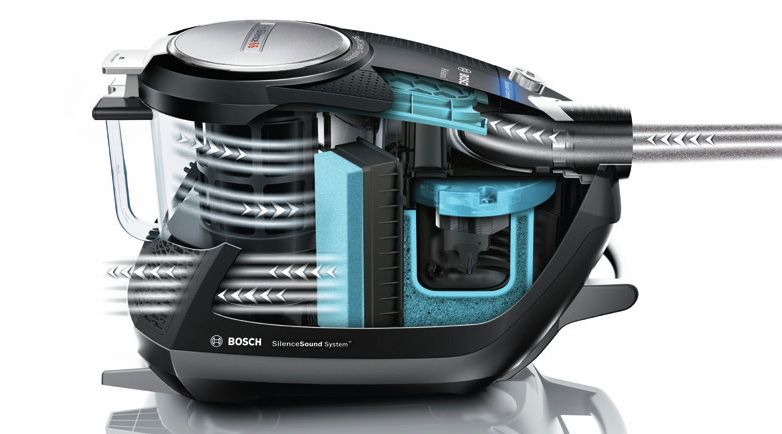 Bagless vacuum cleaner Relaxx'x ProSilence66 สีดำ BGS51262 BGS51262-5