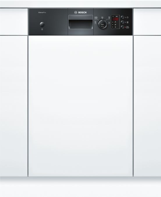 Serie | 4 Lave-vaisselle intégrable avec bandeau 45 cm Noir SPI50E96EU SPI50E96EU-1