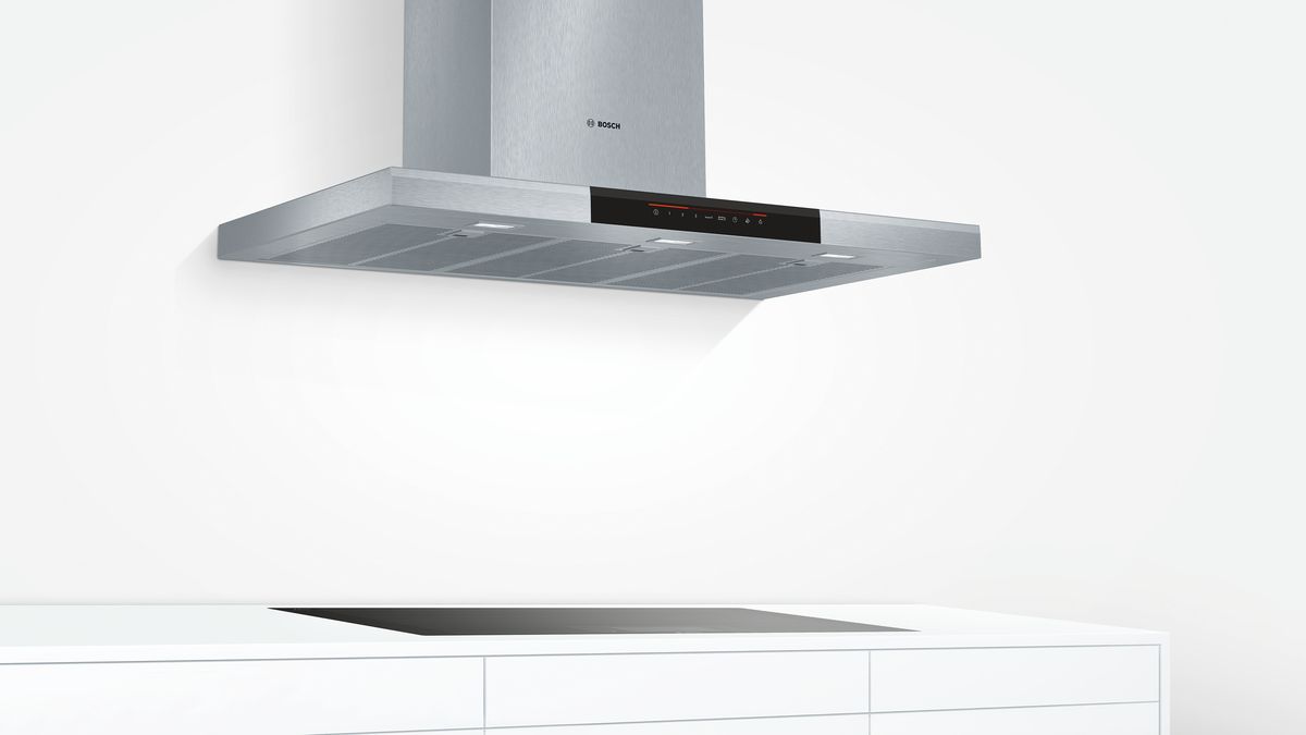 Serie | 8 Wall-mounted cooker hood 90 cm Stainless steel DWB098J50B DWB098J50B-5