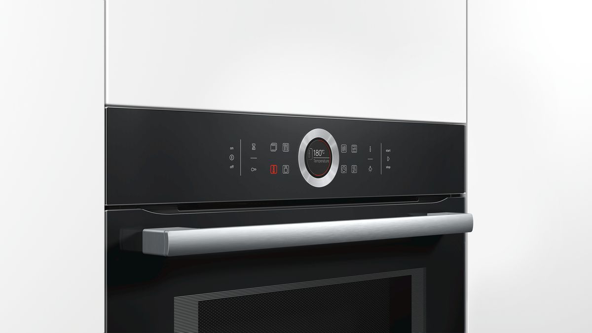 Serie 8 Compacte oven met microgolffunctie 60 x 45 cm Zwart CMG633BB1 CMG633BB1-5