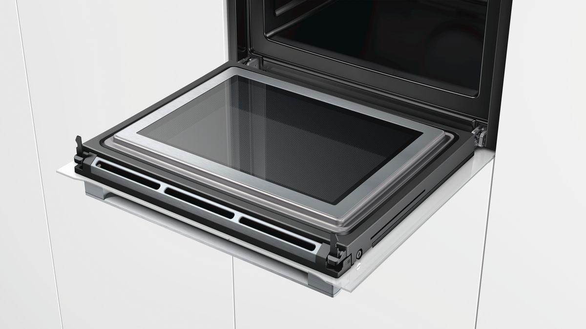 Series 8 Built-in oven with added steam and microwave function 60 x 60 cm White HNG6764W6 HNG6764W6-4
