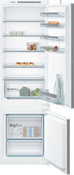 Serie | 4 Built-in fridge-freezer with freezer at bottom 177.2 x 54.1 cm sliding hinge KIV87VS30G KIV87VS30G-1