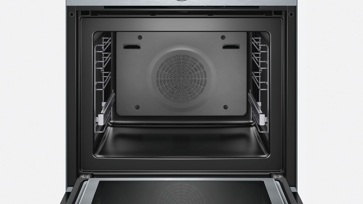 Series 8 Built-in oven with microwave function 60 x 60 cm Stainless steel HMG636RS1 HMG636RS1-6