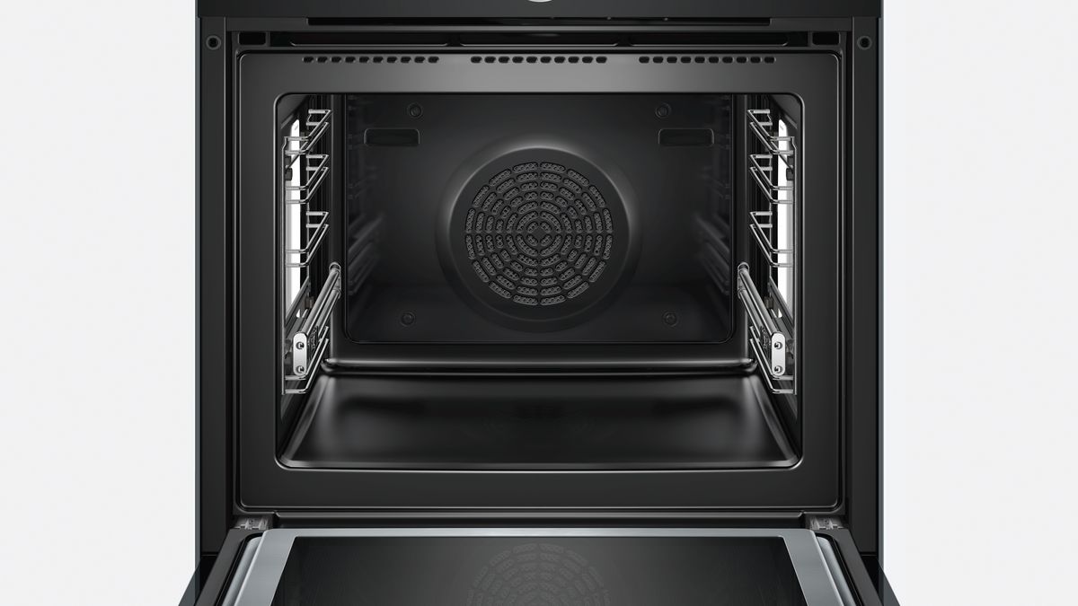 Series 8 Built-in oven with added steam and microwave function 60 x 60 cm Black HNG6764B6 HNG6764B6-6