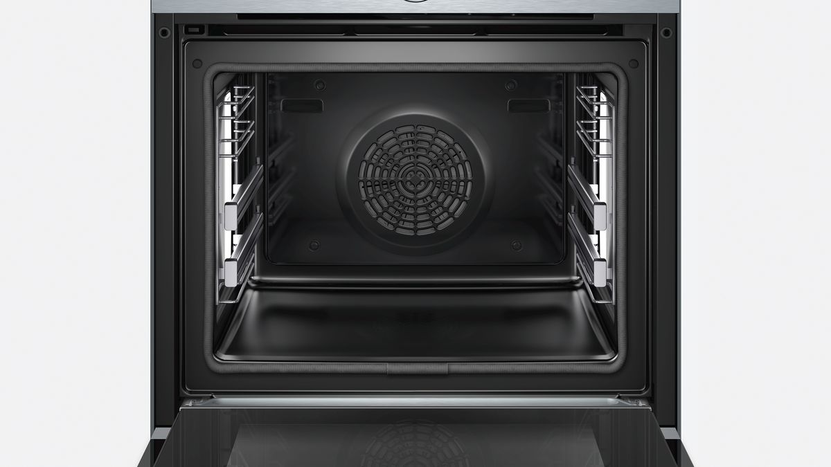 Serie 8 Multifunctionele oven met toegevoegde stoom 60 x 60 cm Inox HRG6753S2 HRG6753S2-5