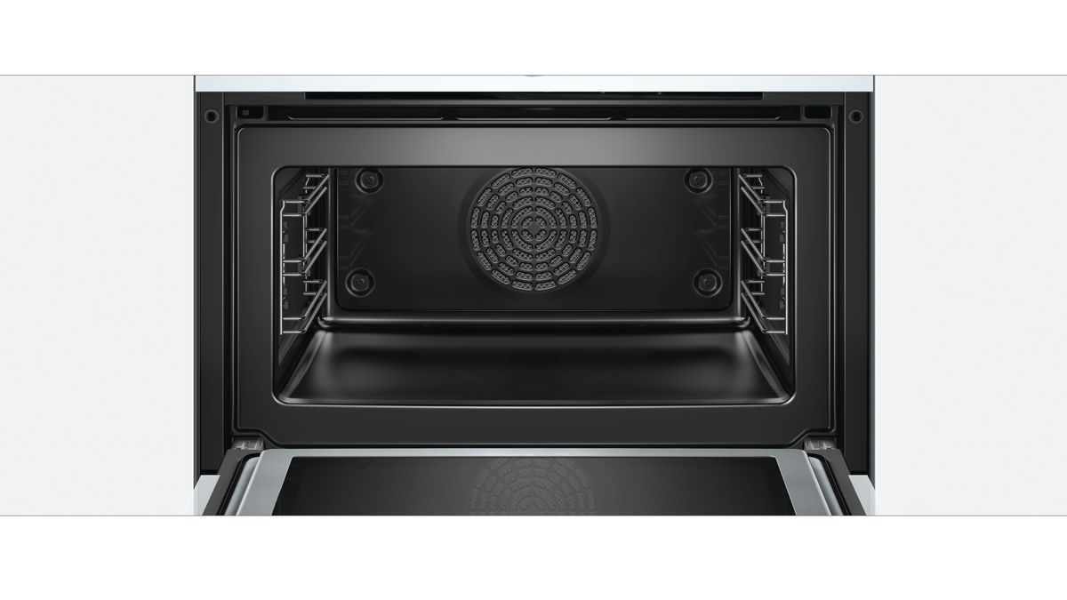 Series 8 Built-in compact oven with microwave function 60 x 45 cm White CMG633BW1 CMG633BW1-6