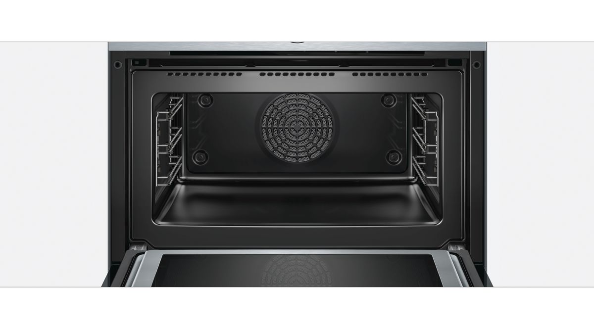 Series 8 Built-in compact oven with microwave function 60 x 45 cm Stainless steel CMG676BS6B CMG676BS6B-6