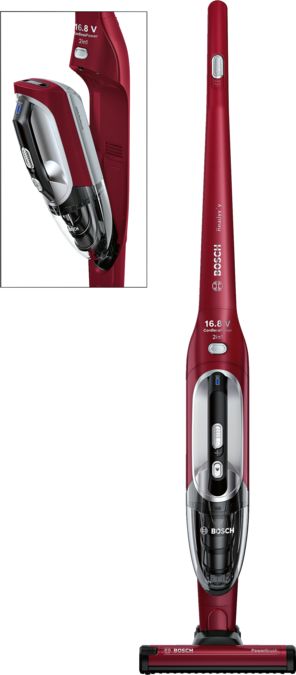 Rechargeable vacuum cleaner Readyy'y 16.8V Red BBH21632 BBH21632-1