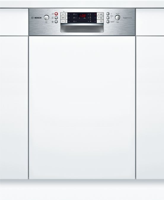 Serie | 6 εντοιχιζόμενο πλυντήριο πιάτων με εμφανή μετόπη 45 cm Stainless steel SPI69T75EU SPI69T75EU-1