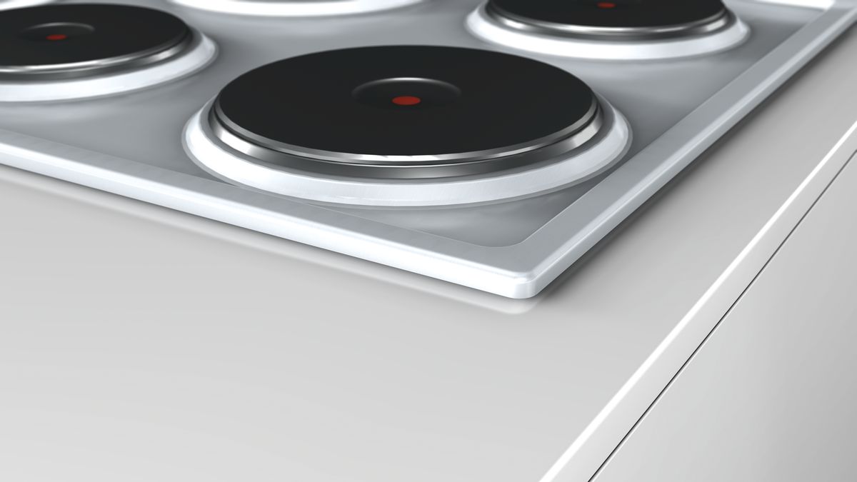 Serie | 4 Table de cuisson électrique en fonte 60 cm Acier inox, Commande par la cuisinière pour table de cuisson NCM615L01C NCM615L01C-3