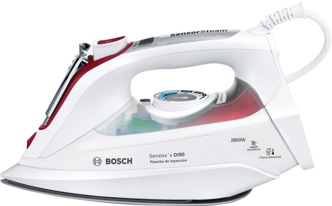 Plancha Bosch Sensixx'x DI90 VarioComfort/ 3000W/ Depósito