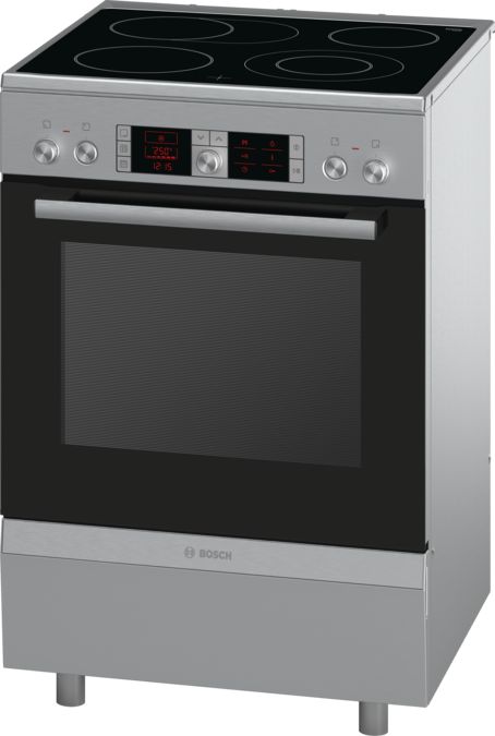 Serie | 4 Free-standing electric cooker Stainless steel HCA854450A HCA854450A-1