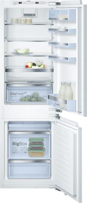 Serie | 6 Réfrigérateur-congélateur intégrable avec compartiment congélation en bas 177.2 x 55.8 cm soft close flat hinge KIS86HD40 KIS86HD40-1