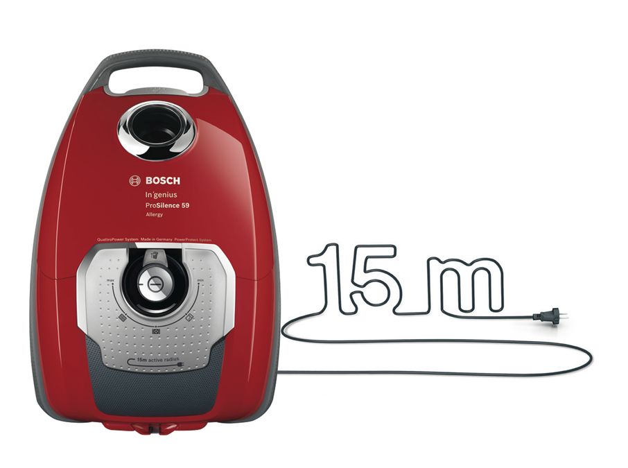 Serie | 8 Bagged vacuum cleaner In'genius ProSilence 59 Red BGL8SI59GB BGL8SI59GB-4