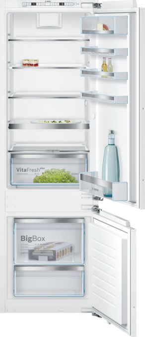 Series 6 Built-in fridge-freezer with freezer at bottom 177.2 x 55.8 cm flat hinge KIS87AF30T KIS87AF30T-1