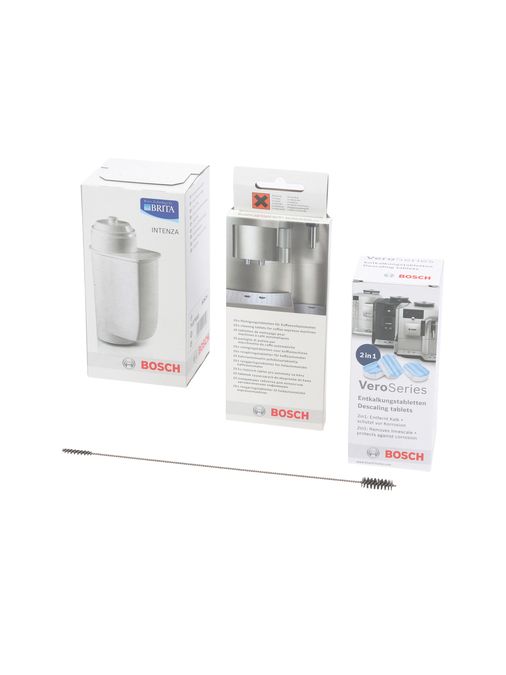 Bosch Reining- en Onderhoudsset Speciaal voor Volautomatische Koffiemachines - 4-delig 00576331 00576331-5