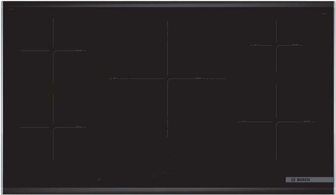 Serie 8 Inductiekookplaat 90 cm Zwart, Opbouw met kader PIV975DC1E PIV975DC1E-2