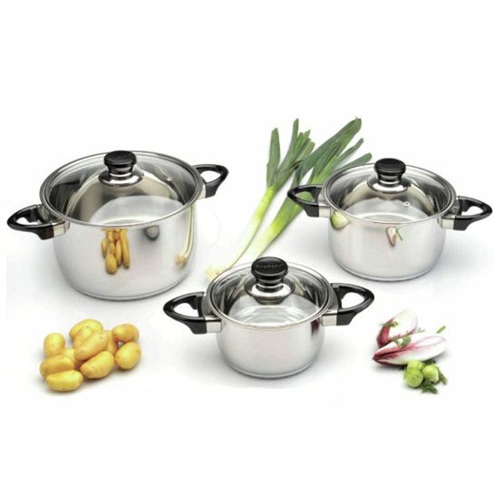 Set de casseroles Vision Premium - Batterie de cuisine 3 pièces BergHOFF 00574515 00574515-1