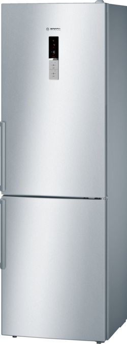 Serie | 6 Free-standing fridge-freezer with freezer at bottom 187 x 60 cm Inox-easyclean KGN36HI32 KGN36HI32-2