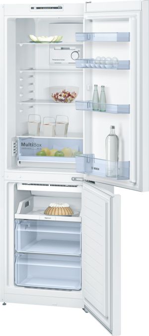 Serie | 2 Free-standing fridge-freezer with freezer at bottom 186 x 60 cm White KGN36NW30G KGN36NW30G-5