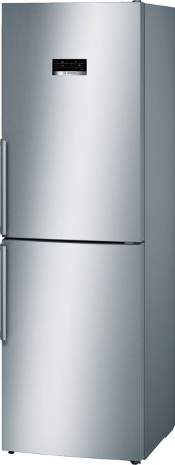 Serie | 4 Free-standing fridge-freezer with freezer at bottom 186 x 60 cm Inox-look KGN34XL35G KGN34XL35G-2