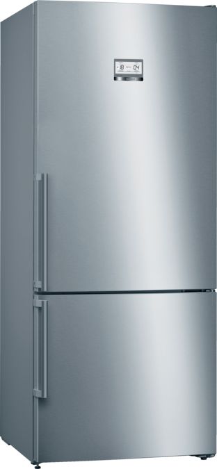 Serie | 6 free-standing fridge-freezer with freezer at bottom 186 x 75 cm Stainless steel (with anti-fingerprint) KGN76AI30U KGN76AI30U-1