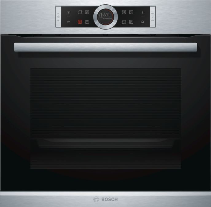 Series 8 Built-in oven with added steam function 60 x 60 cm Stainless steel HRG675BS1 HRG675BS1-1