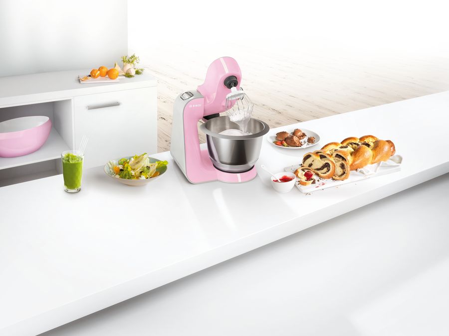 Series 4 Kitchen machine MUM 5 1000 W Pink, Silver MUM58K20 MUM58K20-3