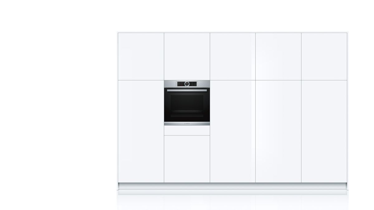 Serie 8 Multifunctionele oven met toegevoegde stoom 60 x 60 cm Inox HRG635BS1 HRG635BS1-4