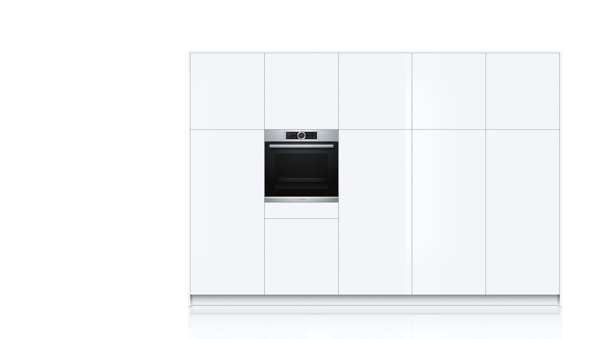Series 8 Built-in oven with added steam function 60 x 60 cm Stainless steel HRG675BS1 HRG675BS1-4