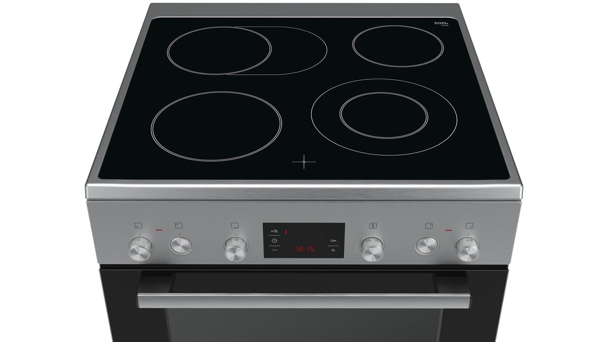 Serie | 4 Mașină de gătit electrică, independentă Inox HCA744350 HCA744350-2