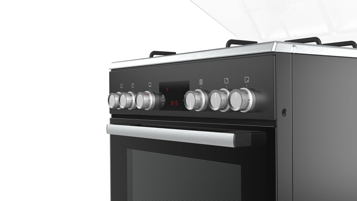 Serie | 2 Freestanding dual fuel cooker Black HGD645265Q HGD645265Q-2