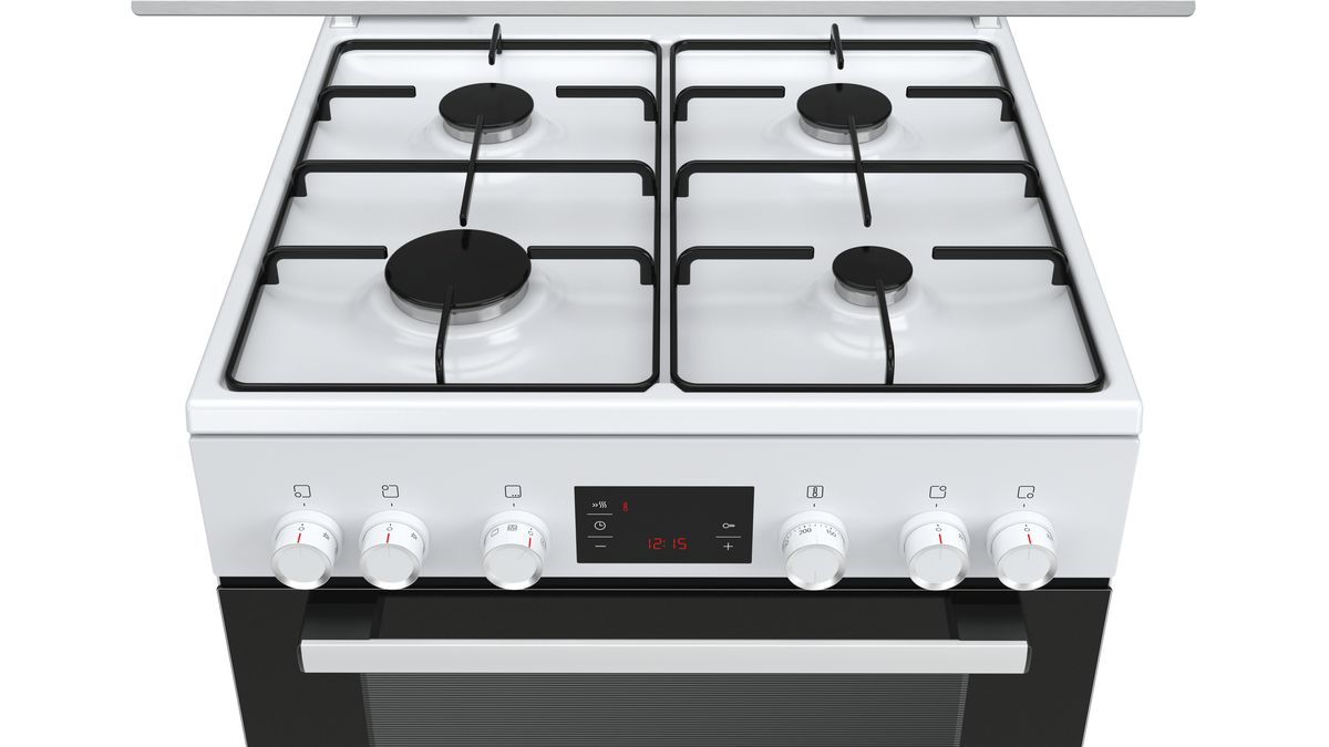 Serie | 4 Cucina a gas e elettrico a libero posizionamento bianco HGD745220 HGD745220-5