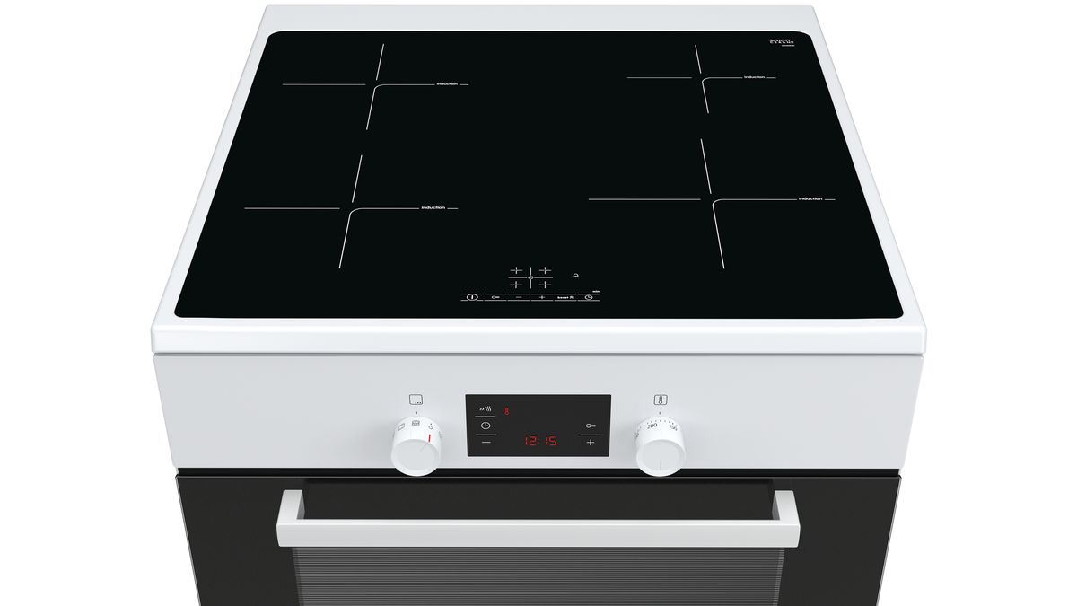 Serie | 6 free-standing induction cooker Blanc HCA748120 HCA748120-2