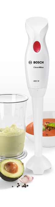 Hand blender CleverMixx 400 W White, deep red MSM14100 MSM14100-2