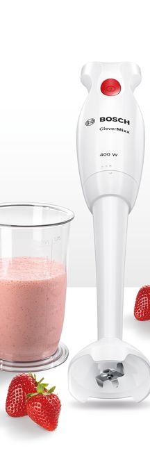 Hand blender CleverMixx 400 W White, deep red MSM14100 MSM14100-3