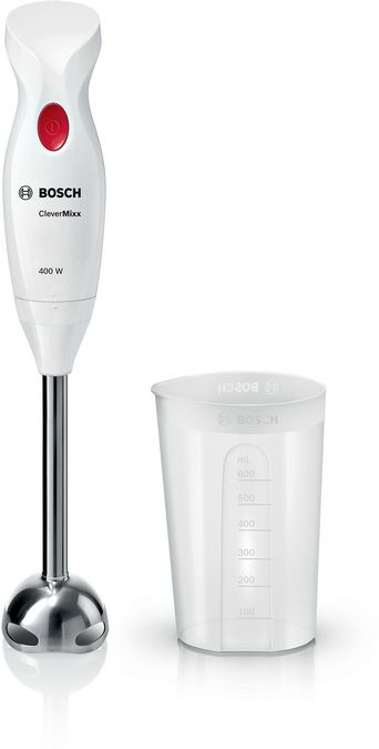 Hand blender CleverMixx 400 W White, deep red MSM24100 MSM24100-1