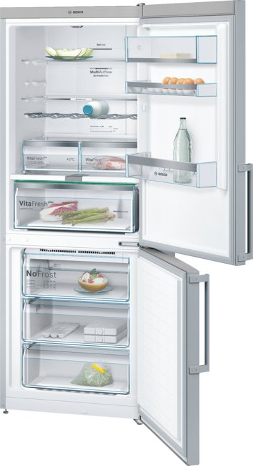 Série 6 Réfrigérateur combiné pose-libre 186 x 70 cm Couleur Inox KGN46AL30 KGN46AL30-1