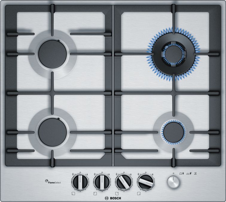 Series 6 Gas hob 60 cm Stainless steel PCH6A5M90I PCH6A5M90I-1