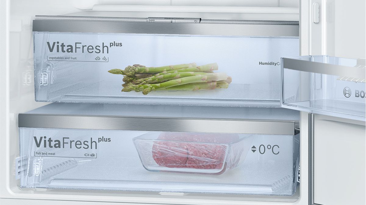 Serie | 6 free-standing fridge-freezer with freezer at bottom 185 x 70 cm Inox-easyclean KGN57AI40I KGN57AI40I-4