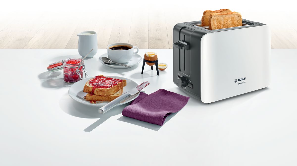 Compact toaster ComfortLine Biały TAT6A111 TAT6A111-2