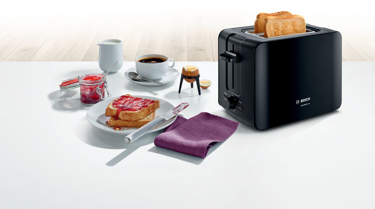 Compact toaster ComfortLine Czarny TAT6A113 TAT6A113-2
