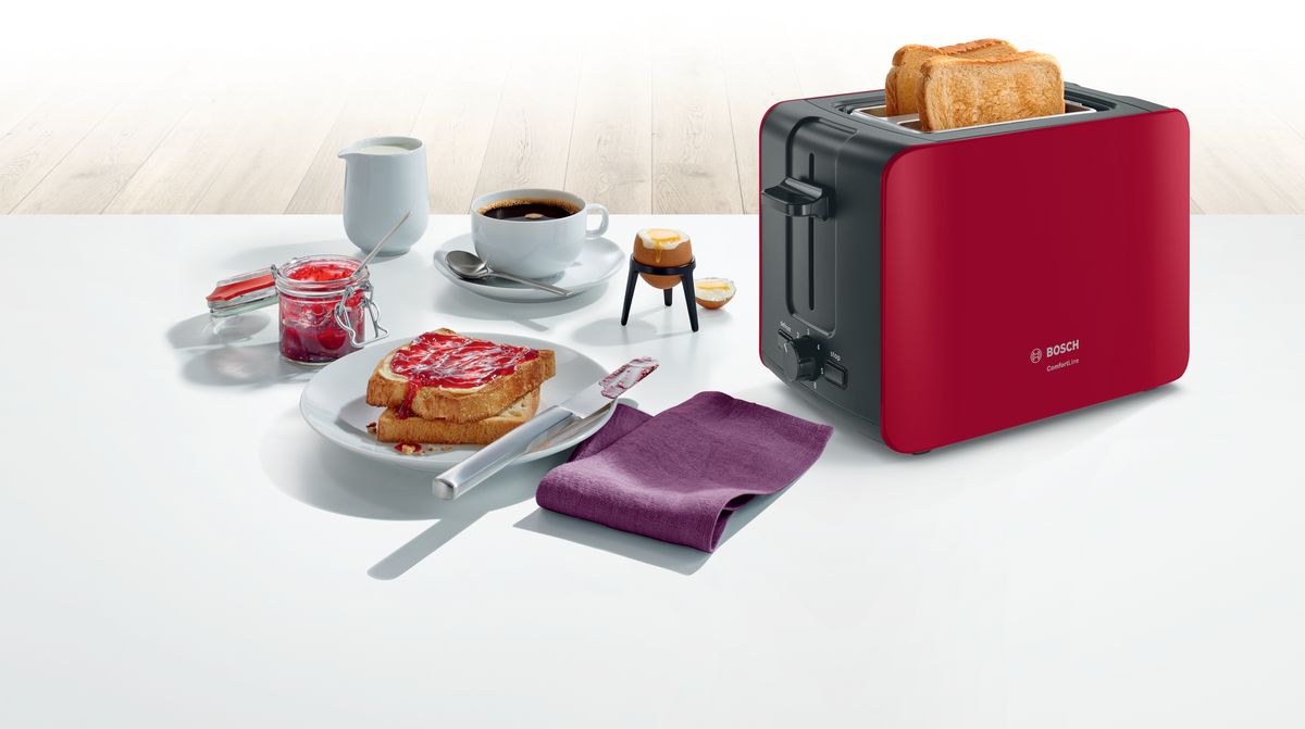Compact toaster ComfortLine Red TAT6A114 TAT6A114-2