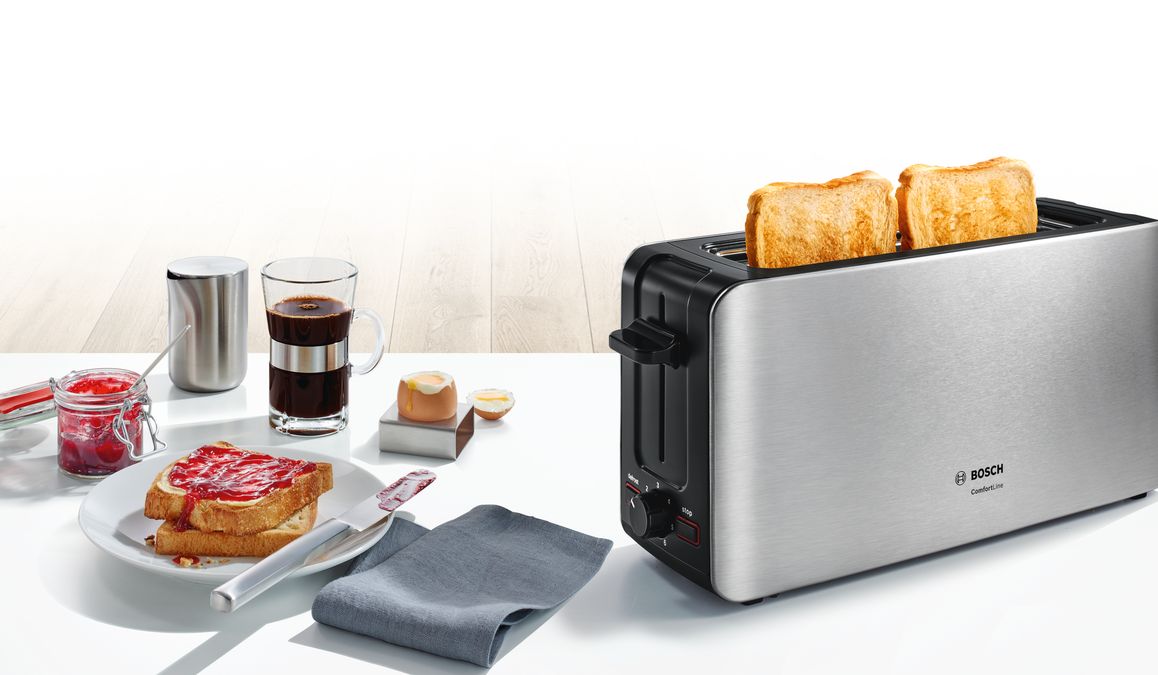Long slot toaster ComfortLine Stainless steel TAT6A803 TAT6A803-2