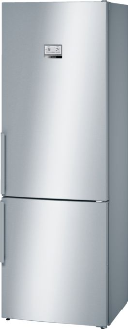 Serie | 6 Free-standing fridge-freezer with freezer at bottom 203 x 70 cm Inox-easyclean KGN49AI30G KGN49AI30G-2